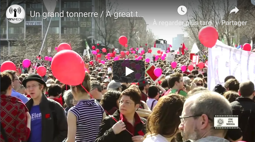 Printemps érable : Un grand tonnerre